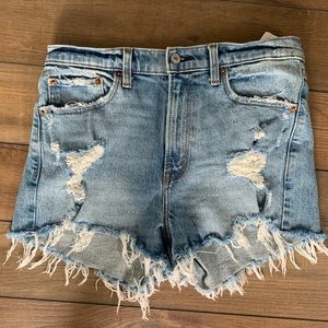 Abercrombie High Rise Mom Shorts